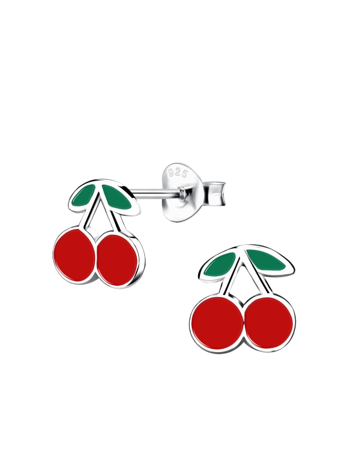 Alexander York Ohrringe, Ohrstecker Kirschen in 925 Sterling Silber, 2-tlg. günstig kaufen onesize