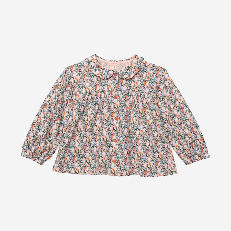 T-shirt bébé fille printanier pressions rose Catimini