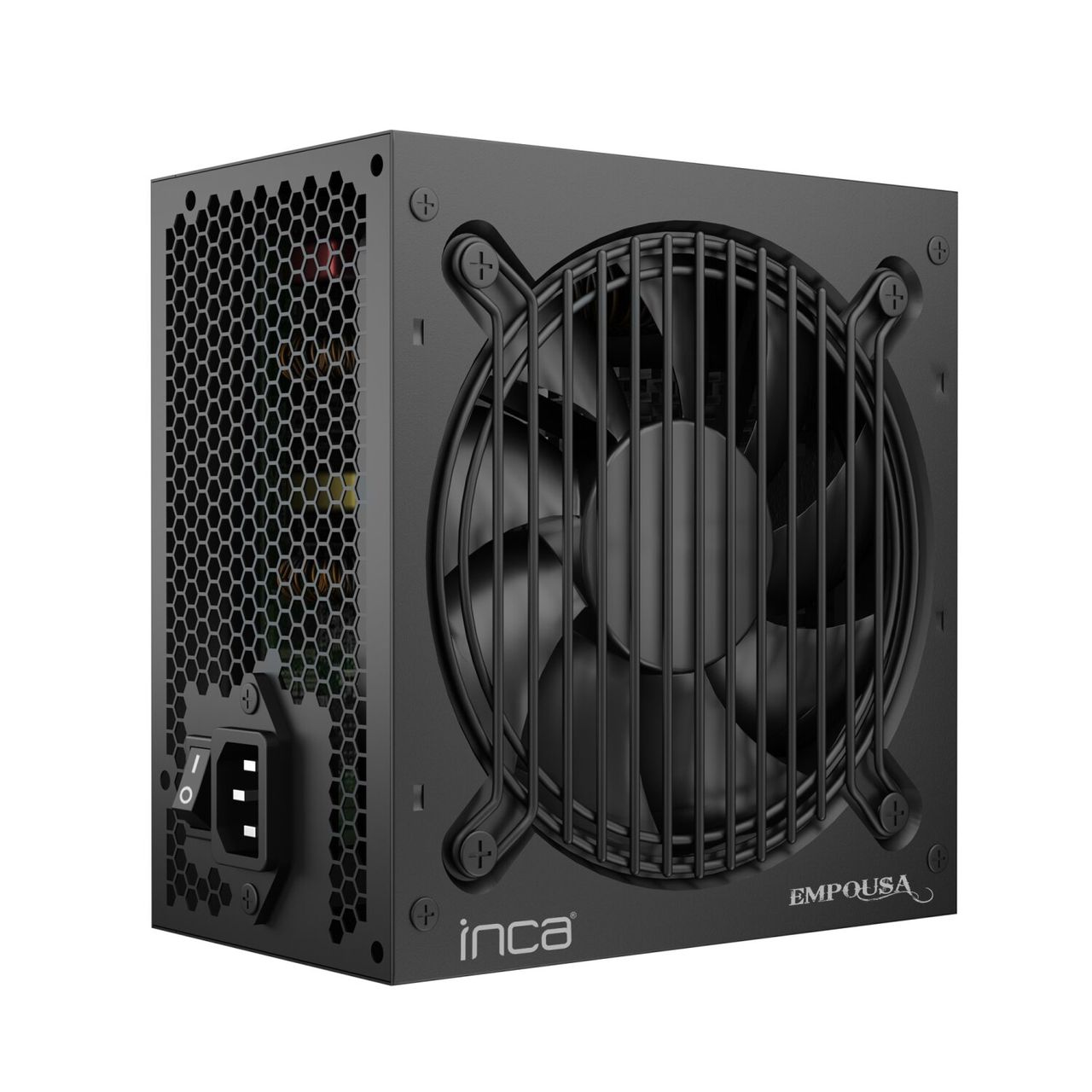 Inca 650W Bronze Netzteil für PC 120-mm-Lüfter mit Schutzfunktionen Schwarz