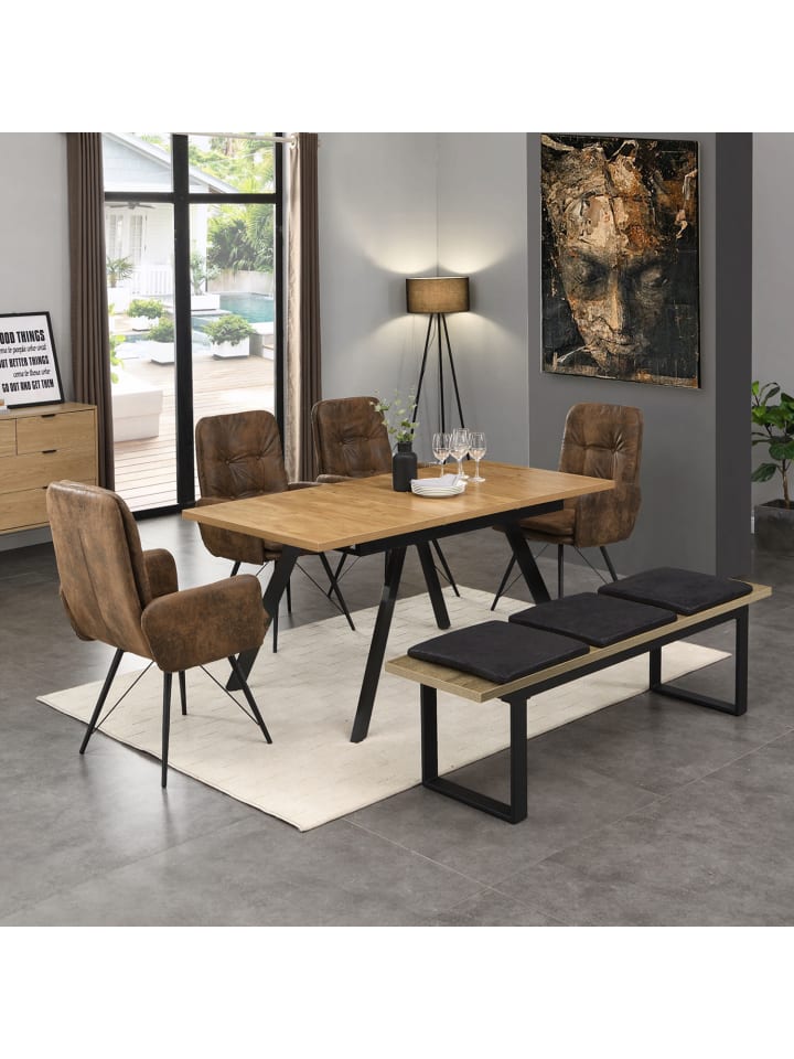 B&D Home Sitzbank LEA in Eiche günstig kaufen