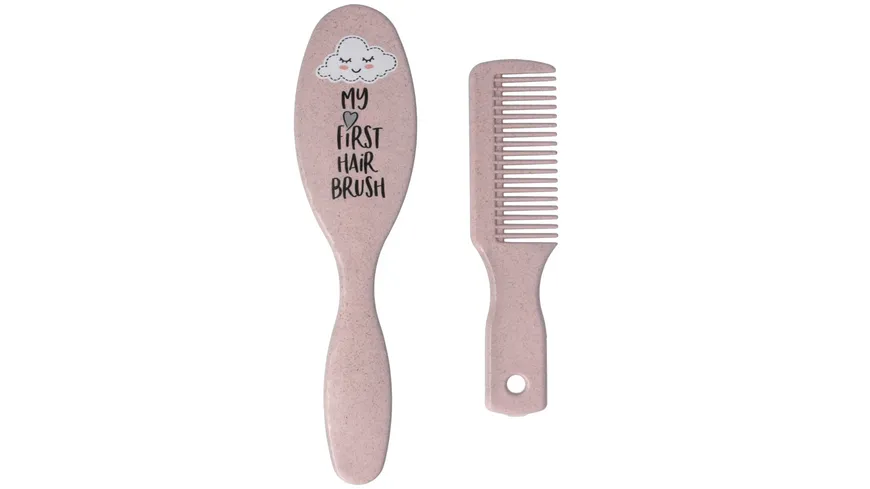 PARSA Beauty Baby Pflegeset Bürste und Kamm Rosa