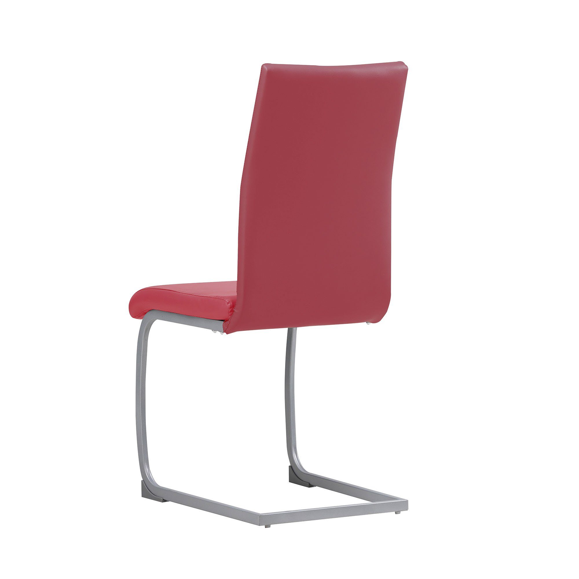 Albatros International Freischwinger Albatros Esszimmerestuhl Küchenstuhl MURANO, Kunstleder Bezug (4er Set, Schwarz), Esszimmerstuhl Schwingstuhl mit modernem Design, dicke Polsterung