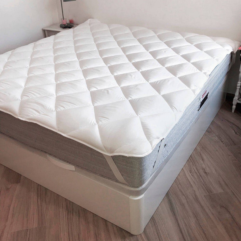 Kaltschaummatratze Topper Matratzenschoner Naturals Weiß Double size 135 x 190200 cm, Naturals, 57 cm hoch