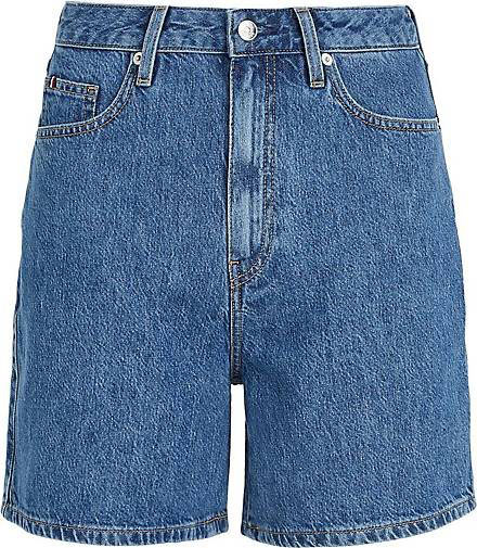 TOMMY HILFIGER Damen Jeansshorts DNM FLARE SHORT HW JUNE