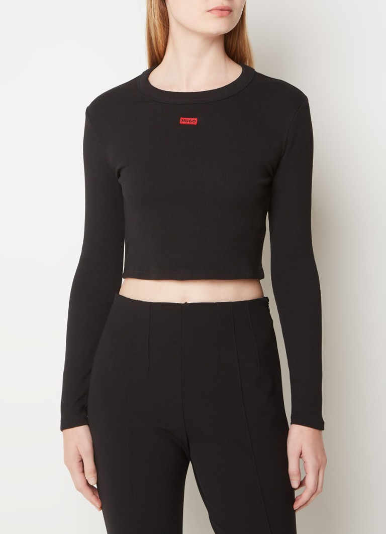 Top corto HUGO BOSS Dafilomena con logo