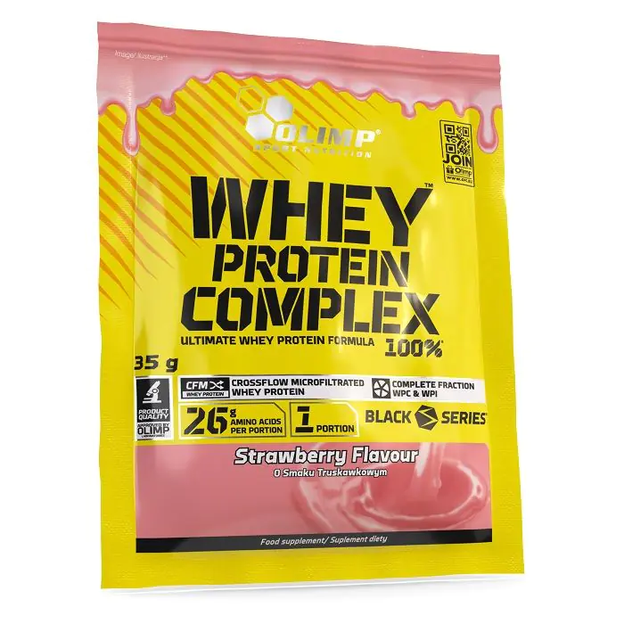 Olimp Whey Protein Complex 100% prah s okusom jagode, 35 g