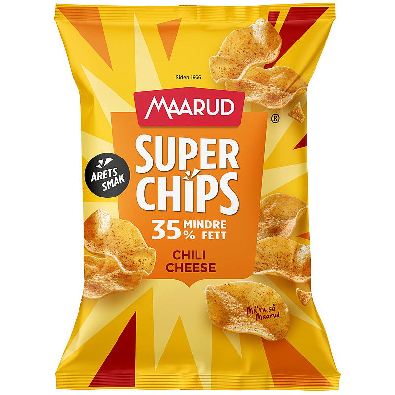 Maarud Superchips 140 g Chili cheese Maarud