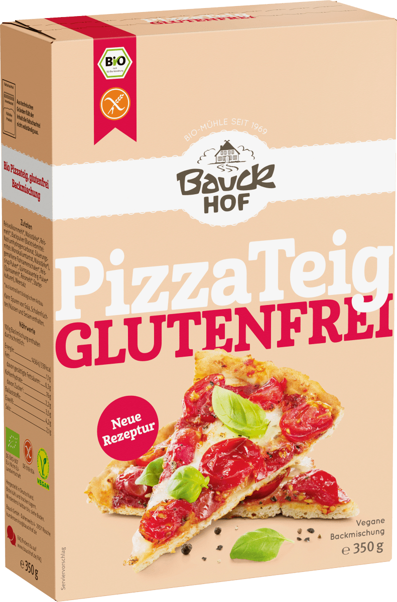 Backmischung Pizzateig, glutenfrei, 350 g