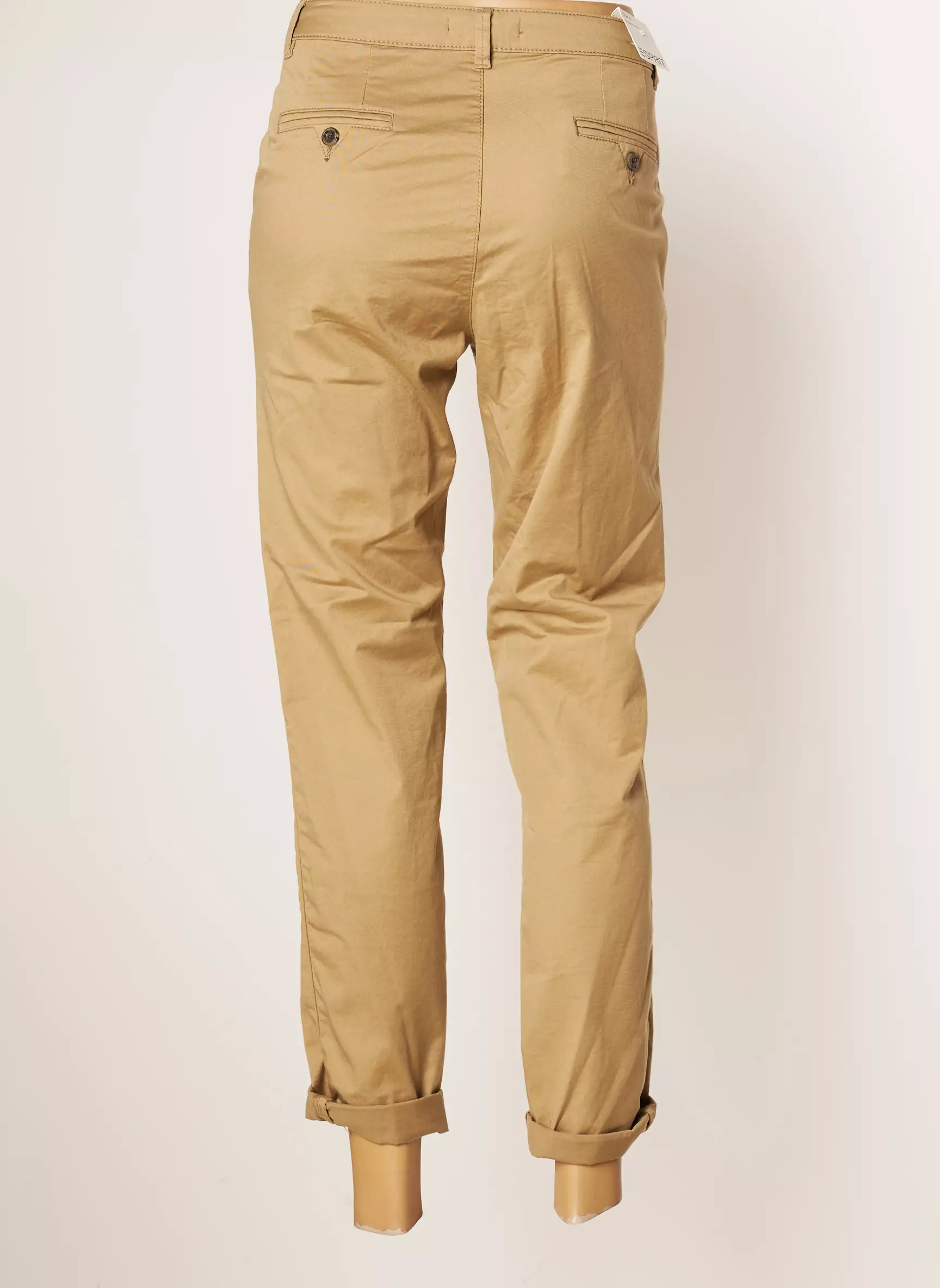 Esprit Pantalons Chino Femme couleur marron