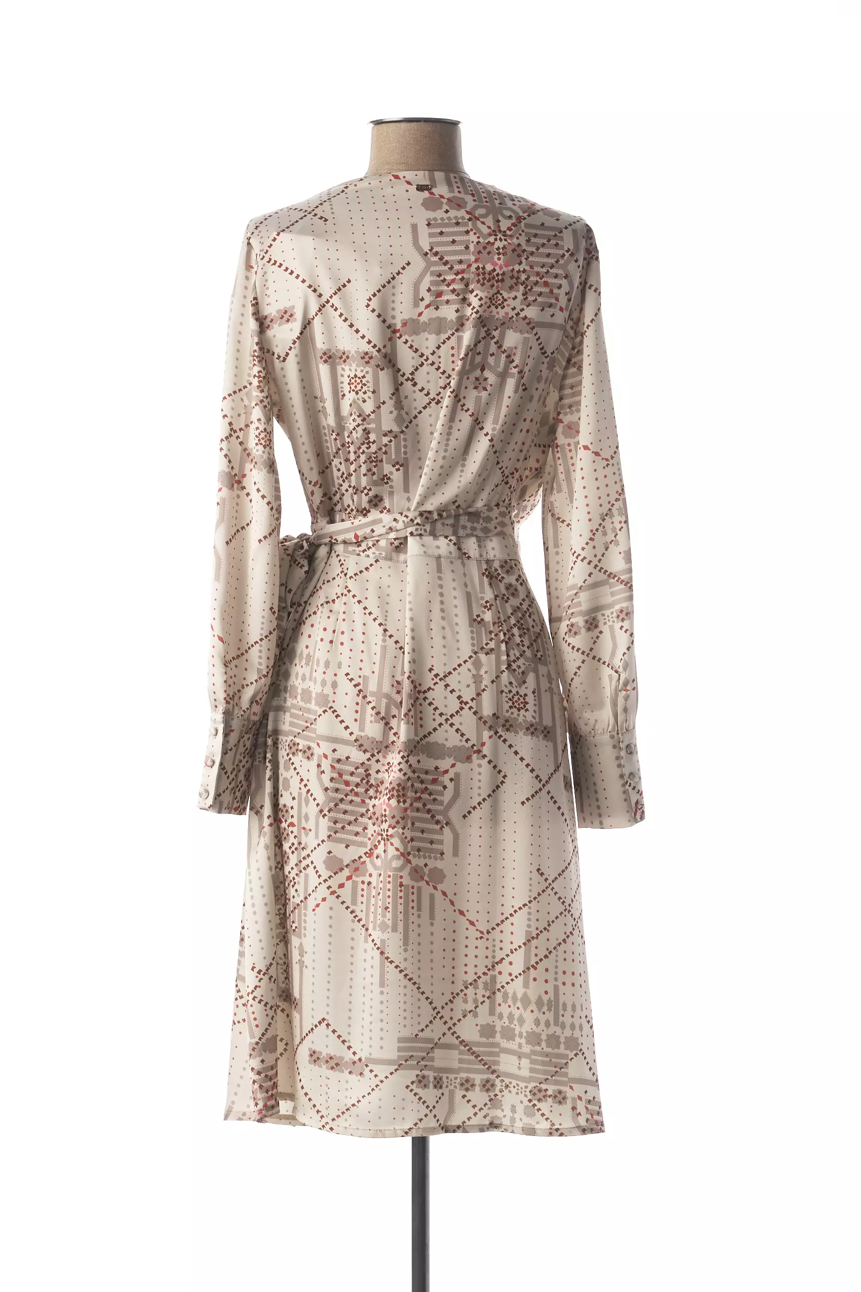 Mexx Robes Mi Longues Femme couleur beige