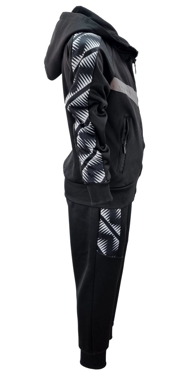 Fashion Boy Trainingsanzug Thermo Trainingsanzug Freizeitanzug Jogginganzug Jungen/Mädchen JF306 (Set)