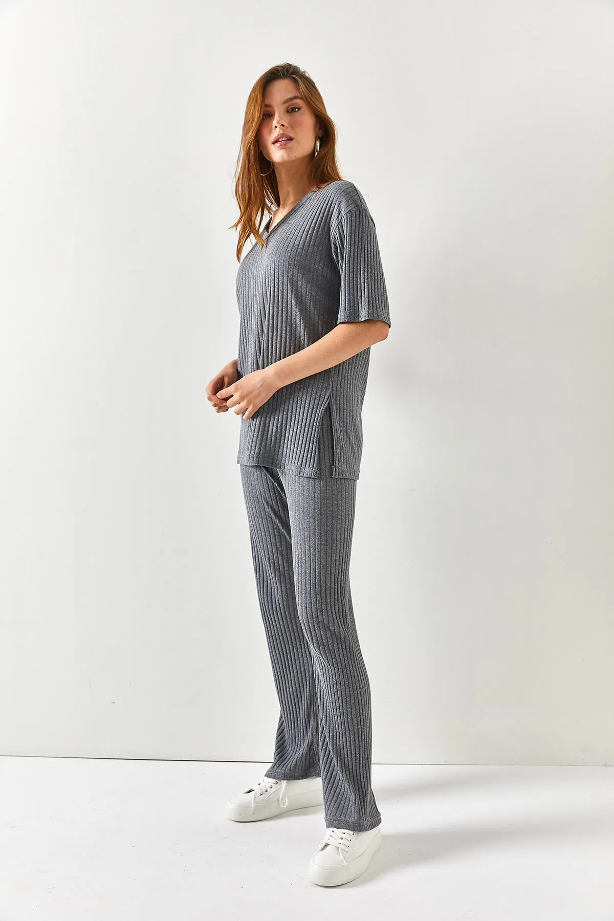 Olalook  Zweiteiler - Grau - Regular Fit