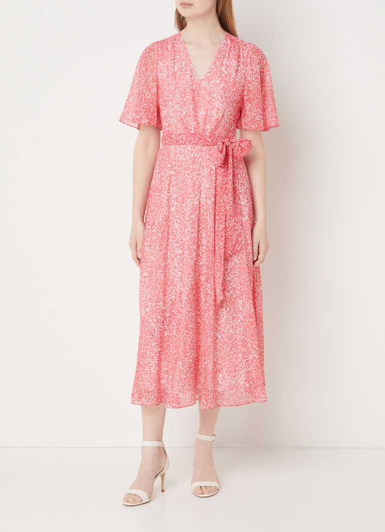 Abito midi con stampa floreale di Marie de Hobbs