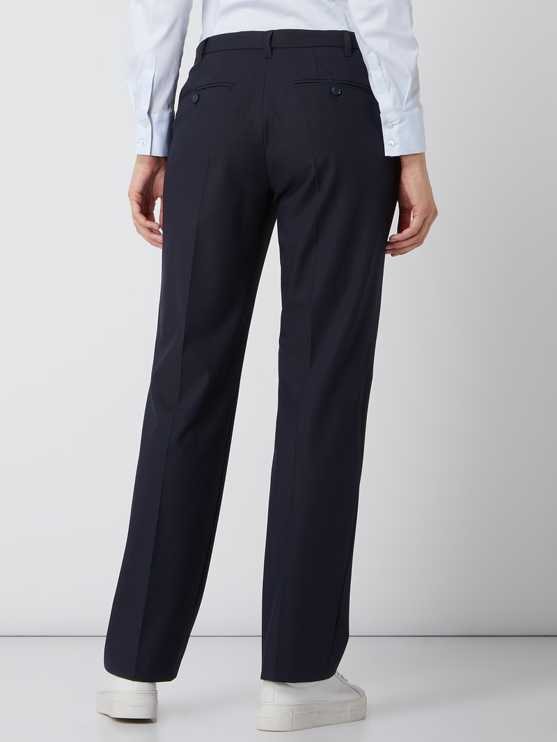 Stoffhose mit Stretch-Anteil Modell 'Cihomme' in marineblau