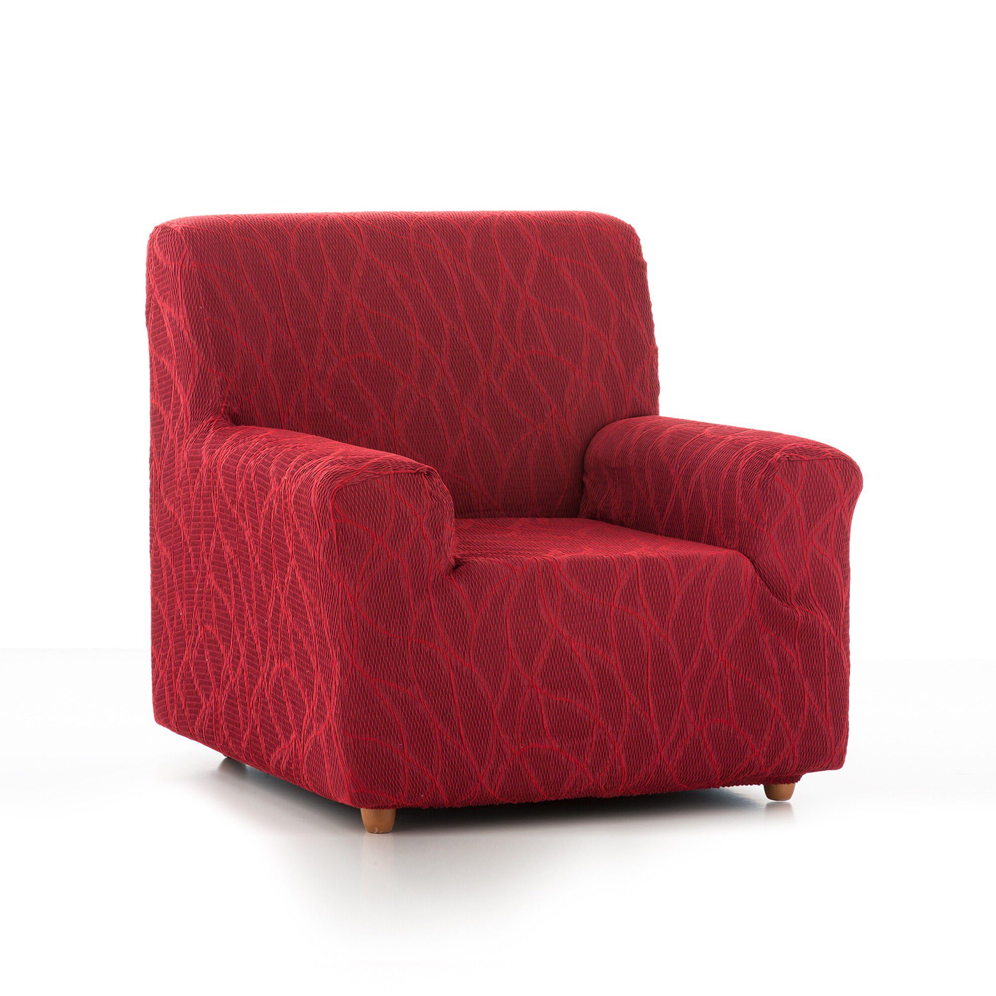 Housse extensible motif jacquard 