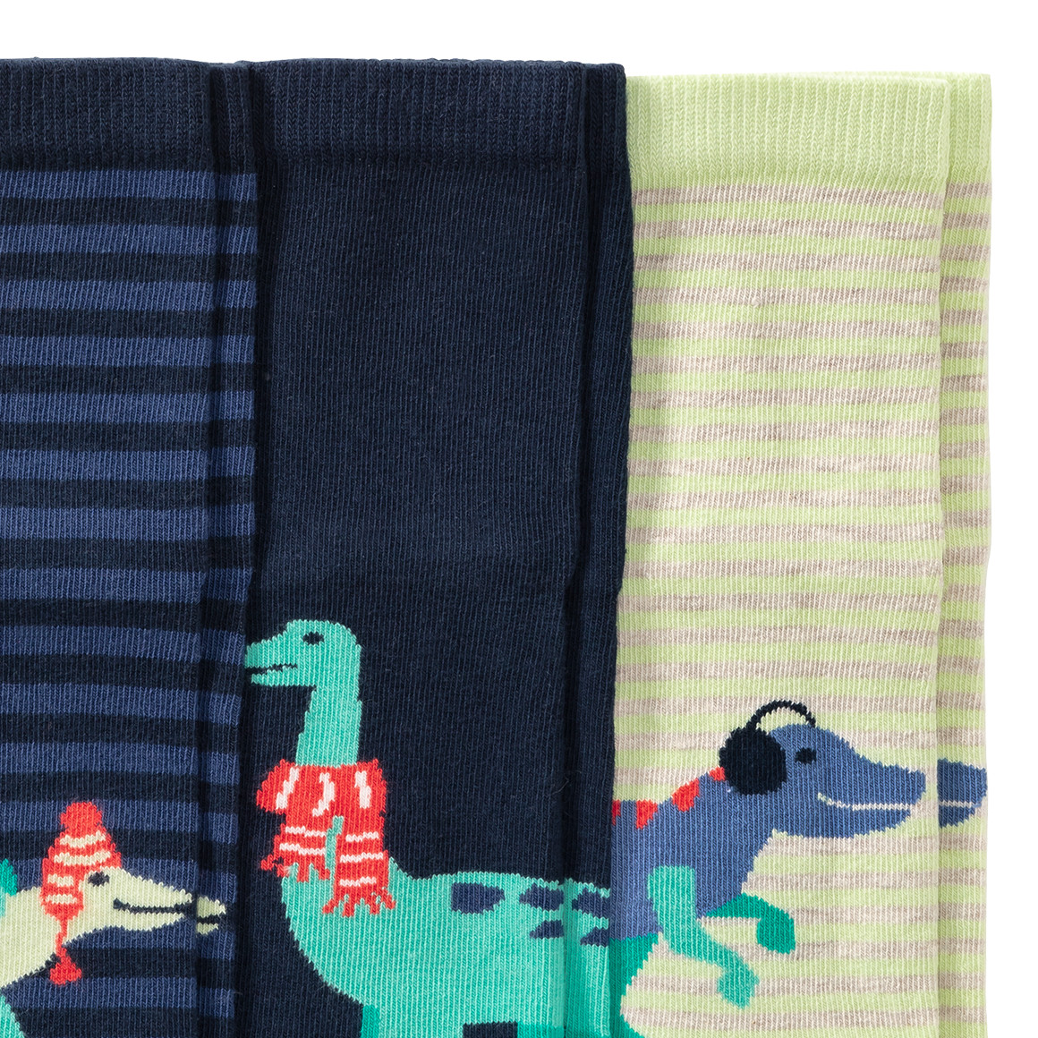 5 Paar Baby Socken mit Dino-Motiven