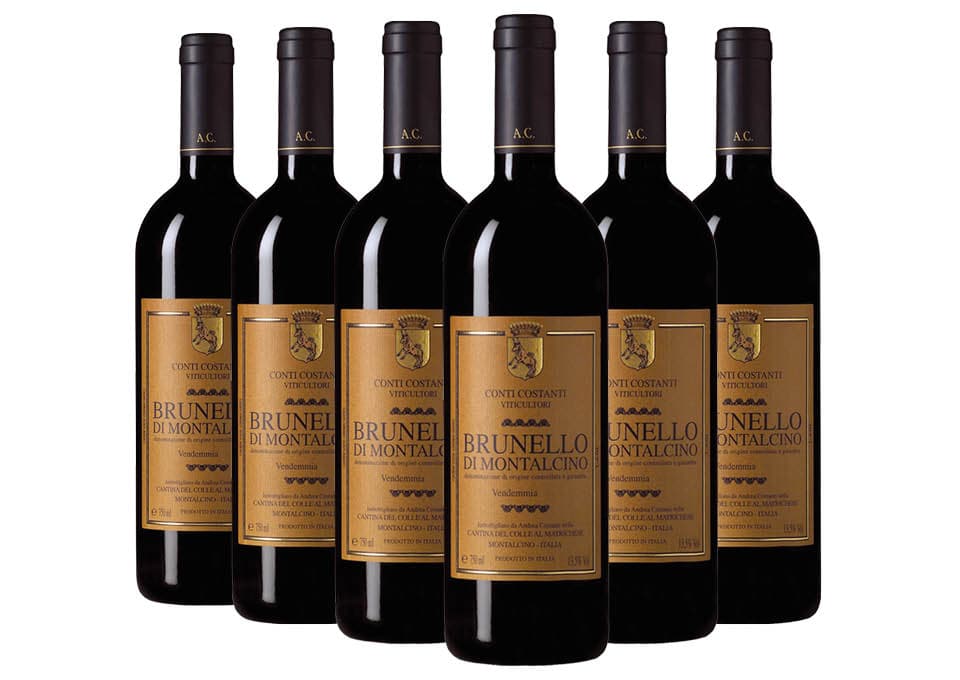 Brunello di Montalcino DOCG 2012 Conti Costanti 6 bouteilles de 0,75 ℓ