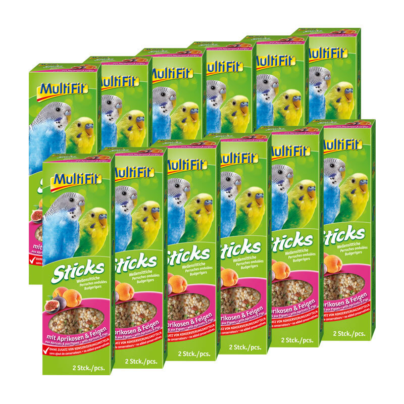 MultiFit Snacks MultiFit Wellensittich Sticks 12x2er Frucht
