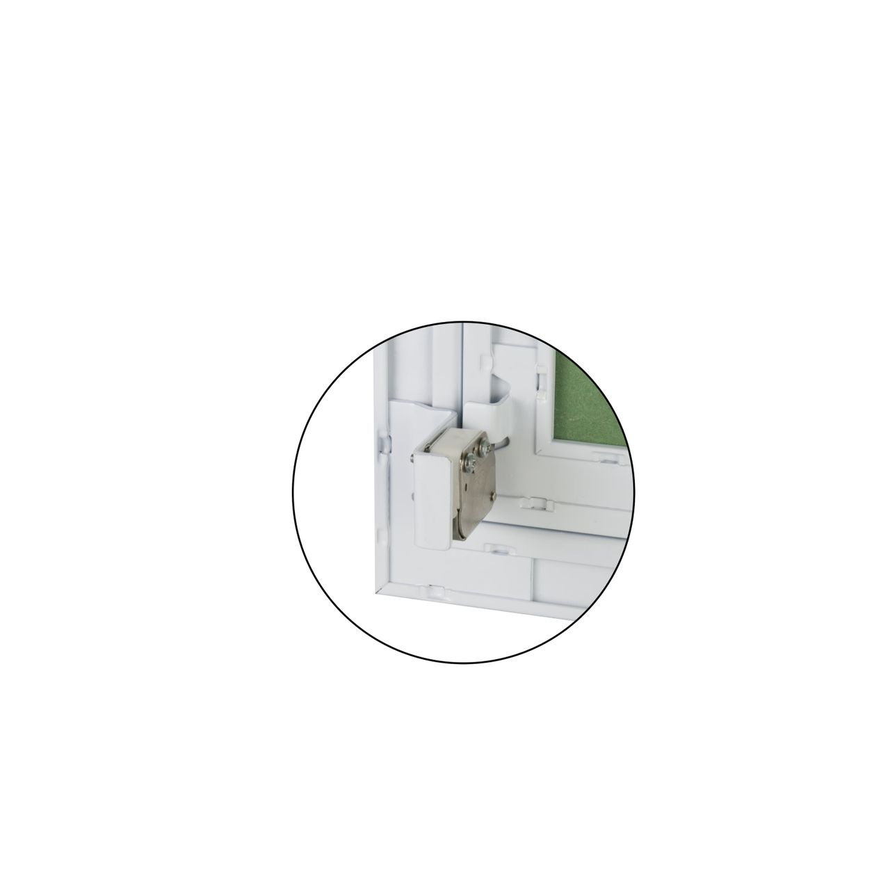 TOP MULTI Revisionsklappen Gk-Einlage Alu pulverbeschichtet WEISS Größe 400mm x 400mm