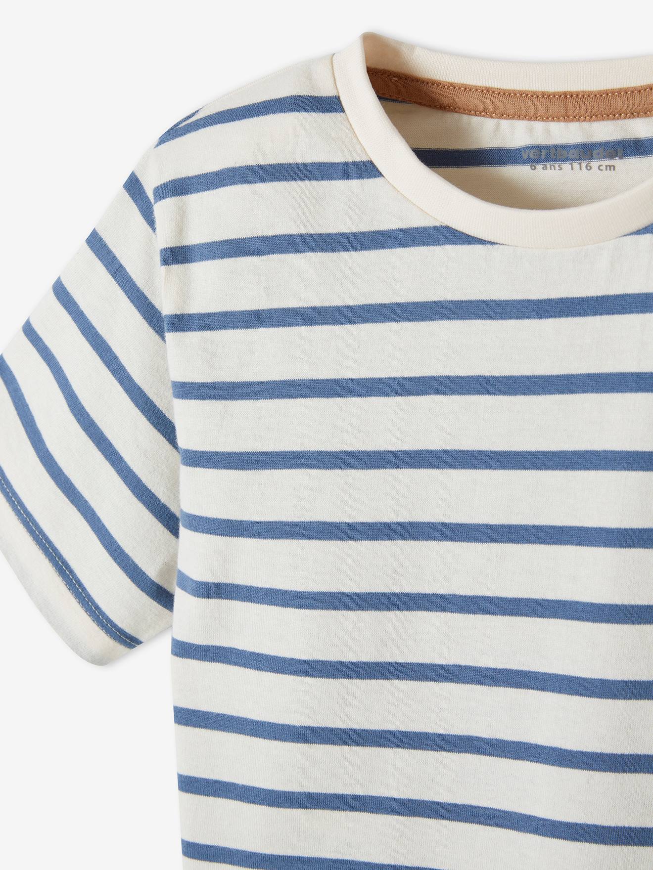 Lot de 3 T-shirts Basics garçon manches courtes lot mastic