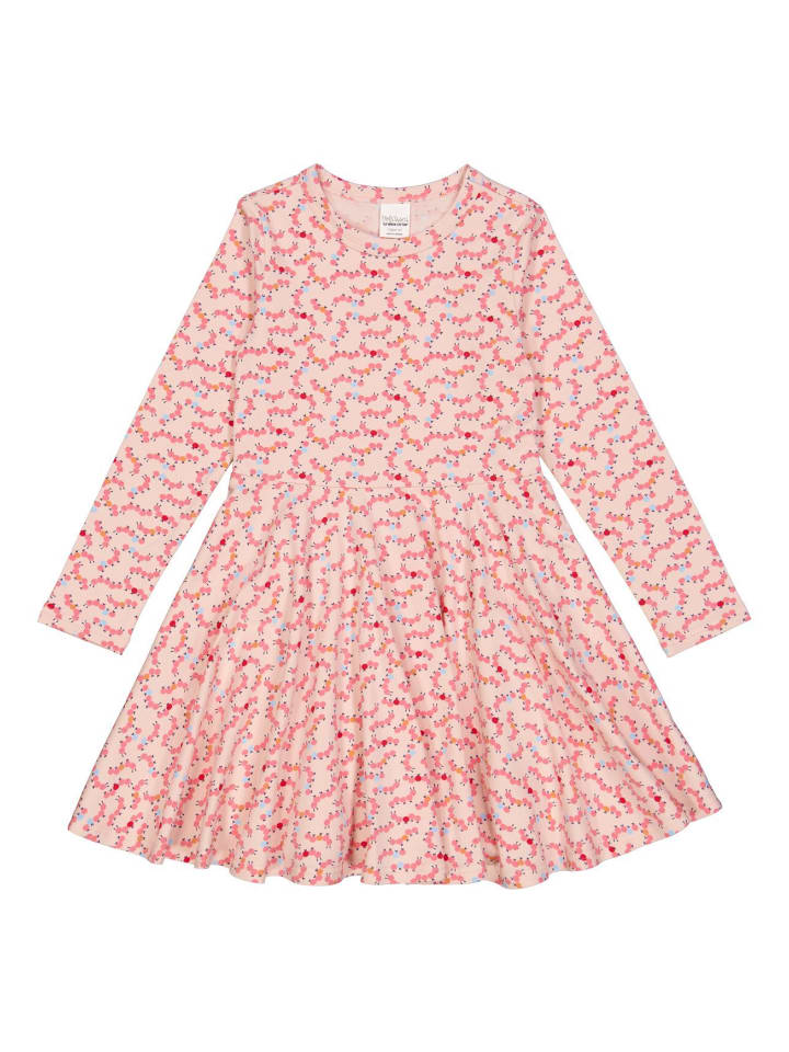Fred´s World by GREEN COTTON Langarmkleid in Rose whip/ pink/ red günstig kaufen