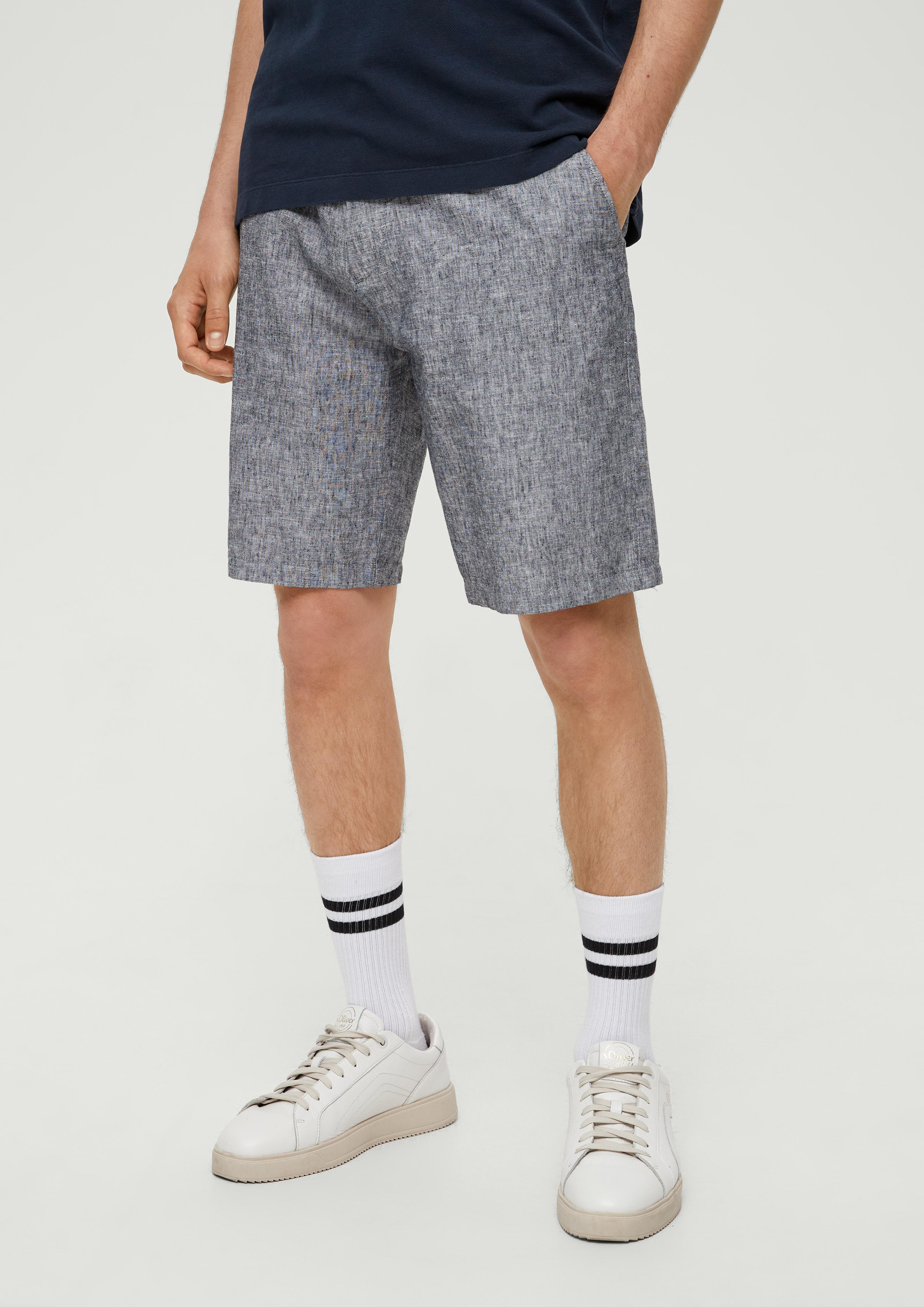 Detroit: Relaxed fit Shorts aus Leinenmix  2132056-5955