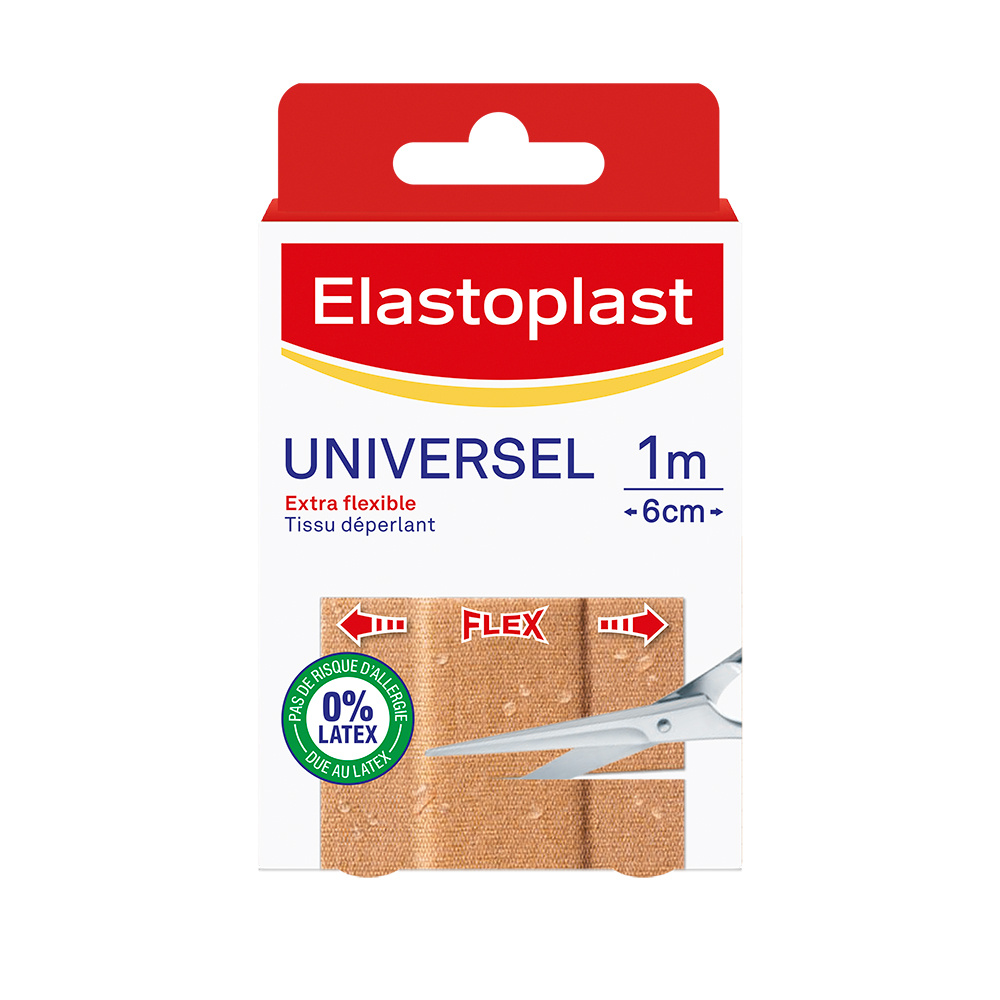 elastoplast Elastoplast Pansements Universel 10 bandes 10x6cm à découper Pansements