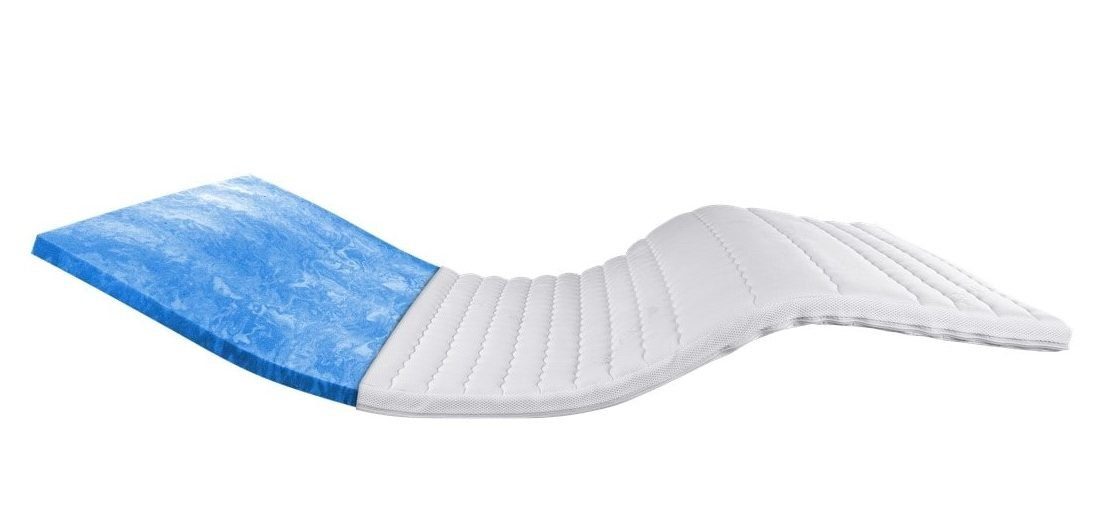 Topper Premium Gelschaum-Topper, AM Qualitätsmatratzen, 6 cm hoch, Gelschaum, 80x200 cm