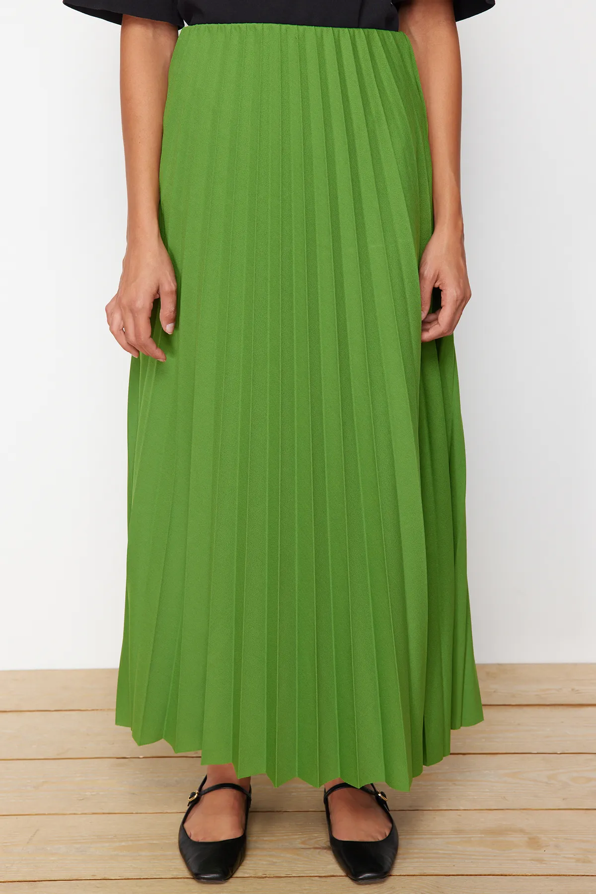 Trendyol Modest  Skirt - Grün - Maxi