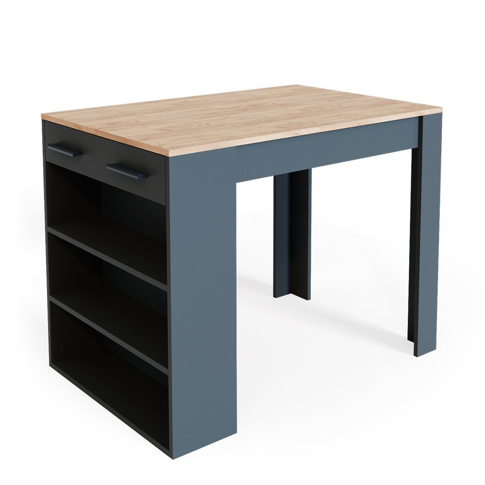 Vicco Bartisch Bartresen Stehtisch REPOSE Goldkraft Anthrazit
