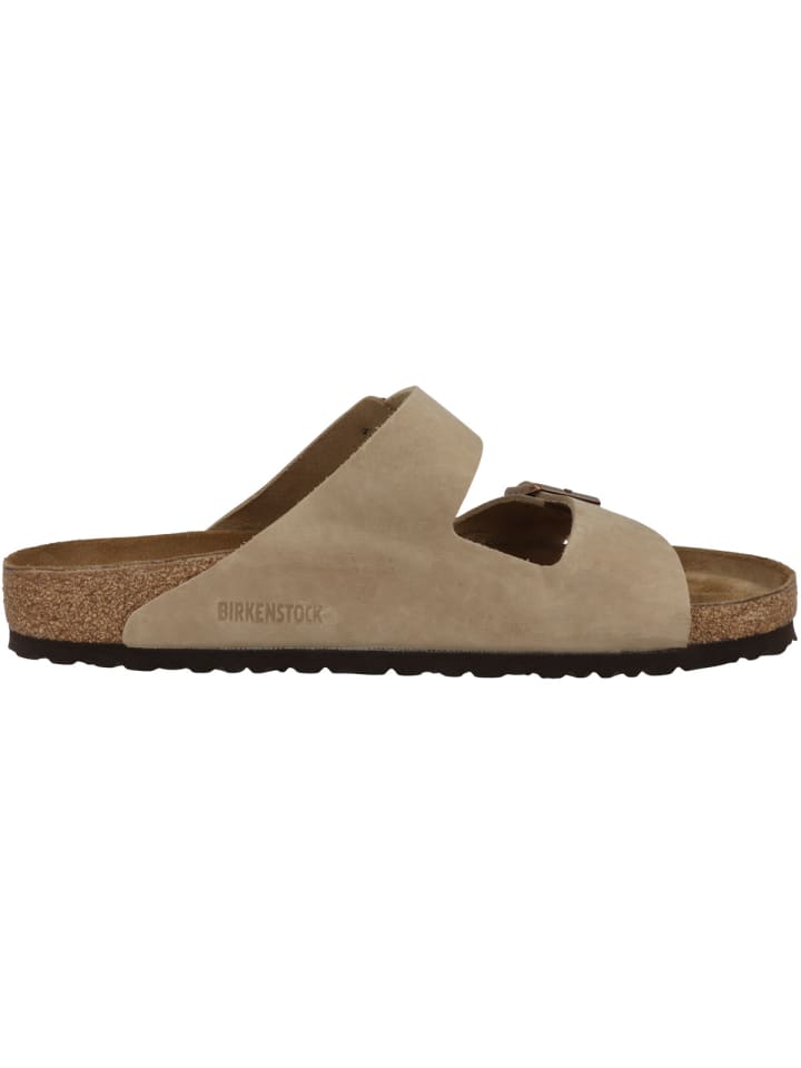 Birkenstock Sandale Arizona Nubukleder schmal in braun günstig kaufen