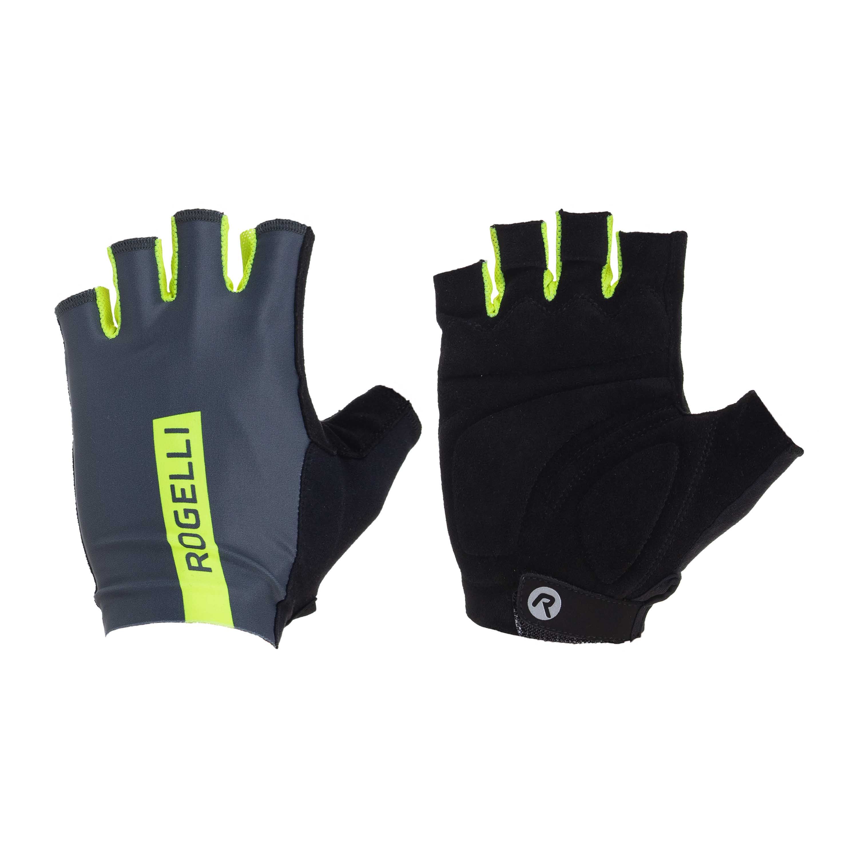 Rogelli Pace Grau/Fluor Herren Fahrradhandschuhe