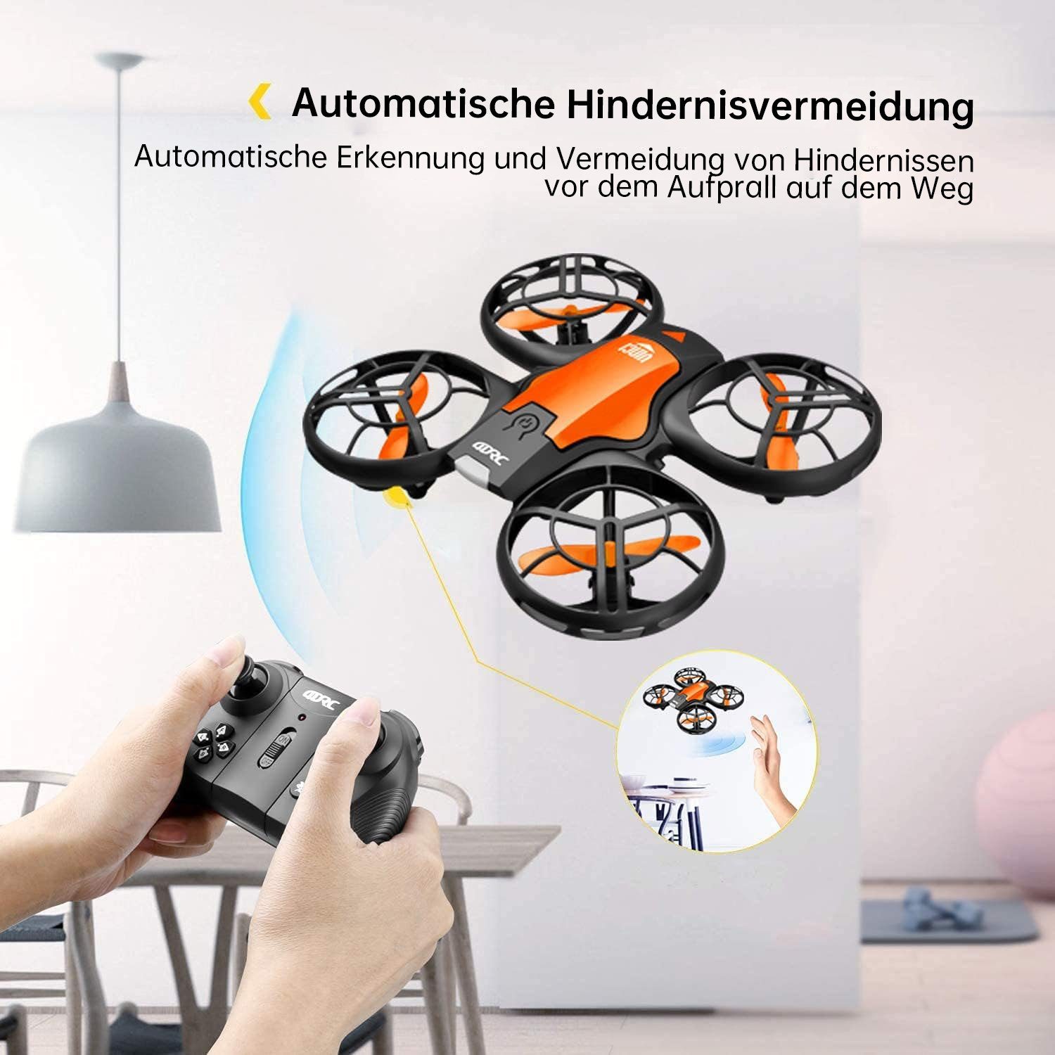 4DRC Mini-Drohne für Kinder, FPV 2,4 G WLAN, verbesserter Propellerschutz Spielzeug-Drohne (720p, 3D-Flip, Kampfmodus, Induktion der Schwerkraft, Höhenhaltung)
