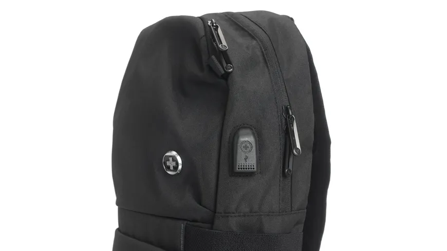 SWISSDIGITAL Freizeit Rucksack COMPANION schwarz
