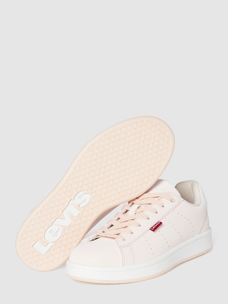Sneaker mit Label-Prägung Modell 'Avenue' in rosa