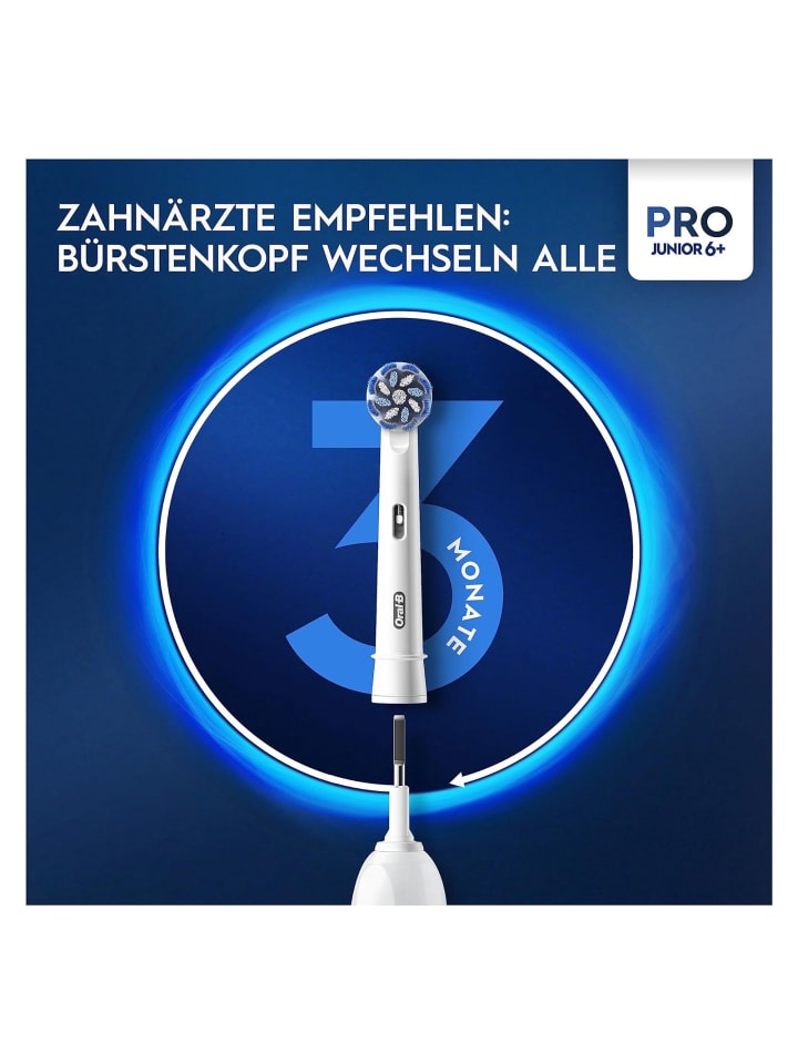 Oral-B Zahnbürste Pro Junior Green in Grün günstig kaufen onesize