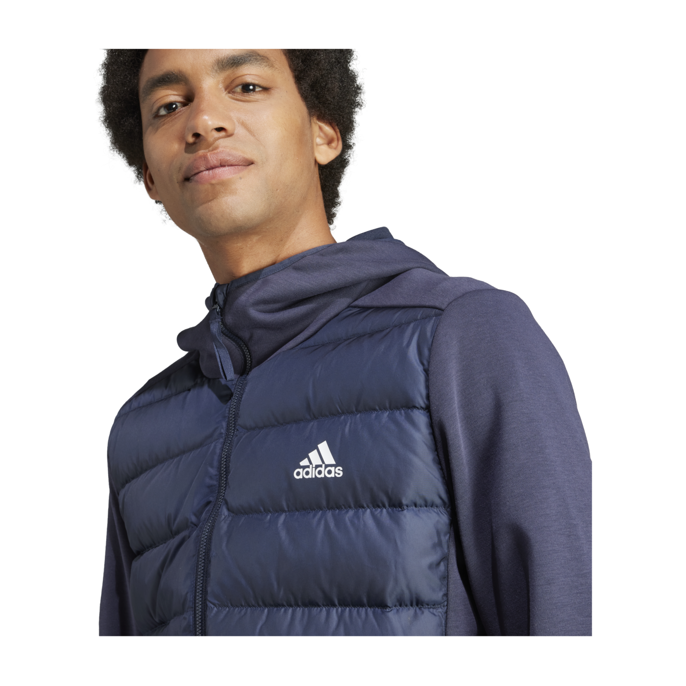 adidas Essentials Hybrid Down Jacke Blau