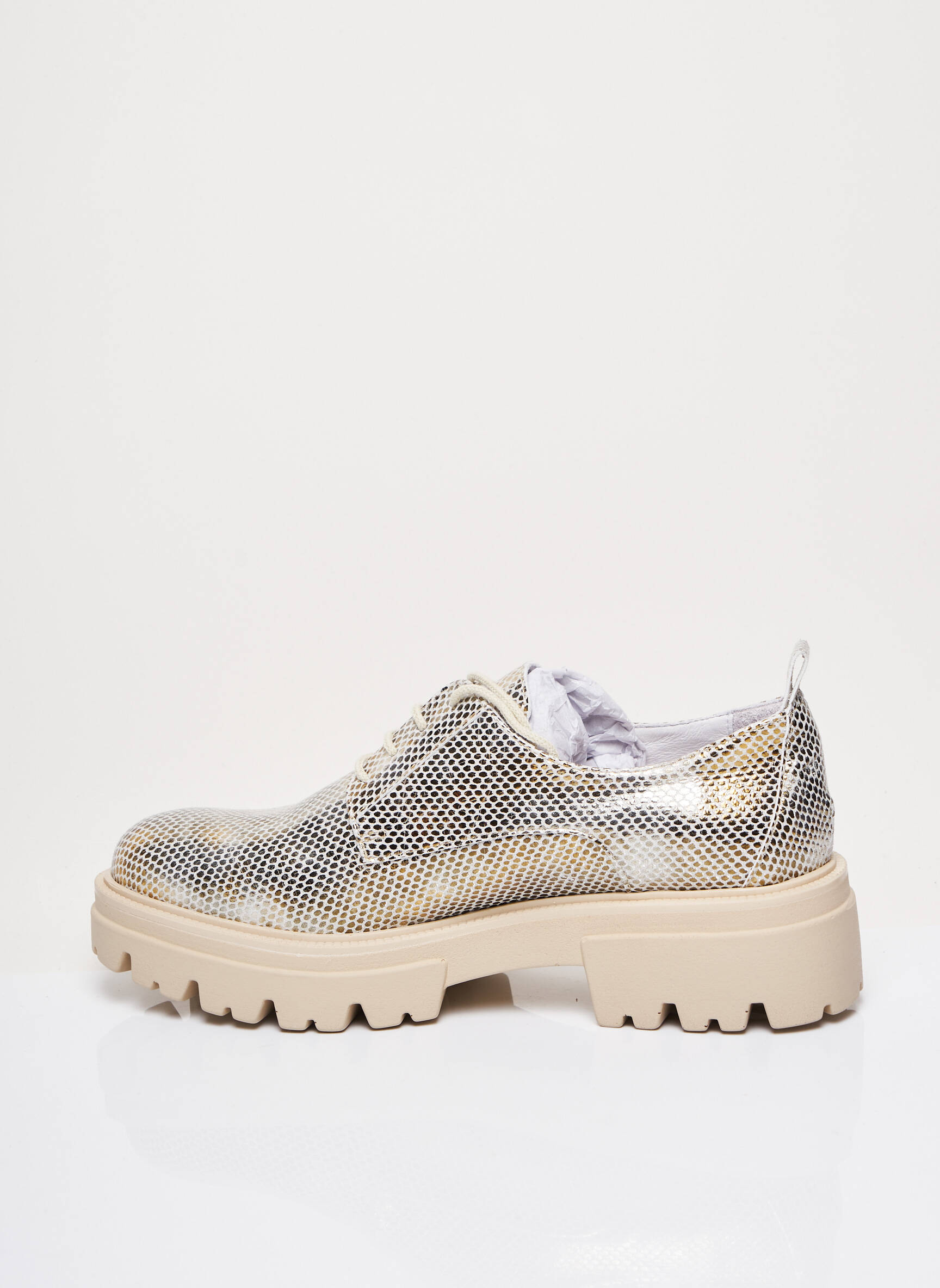 Reqins Derby Femme couleur beige