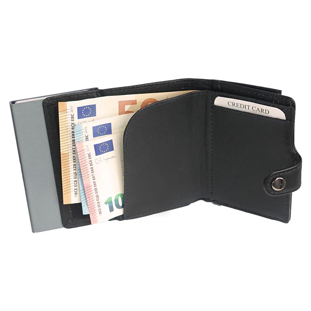 Leder-Geldbörse SLIM RFID mit Kartenhalter