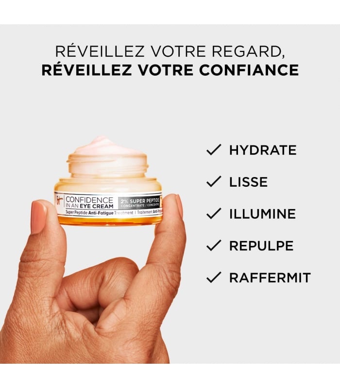 IT COSMETICS-CONFIDENCE IN AN EYE CREAM-Crème Contour des Yeux Anti-Âge