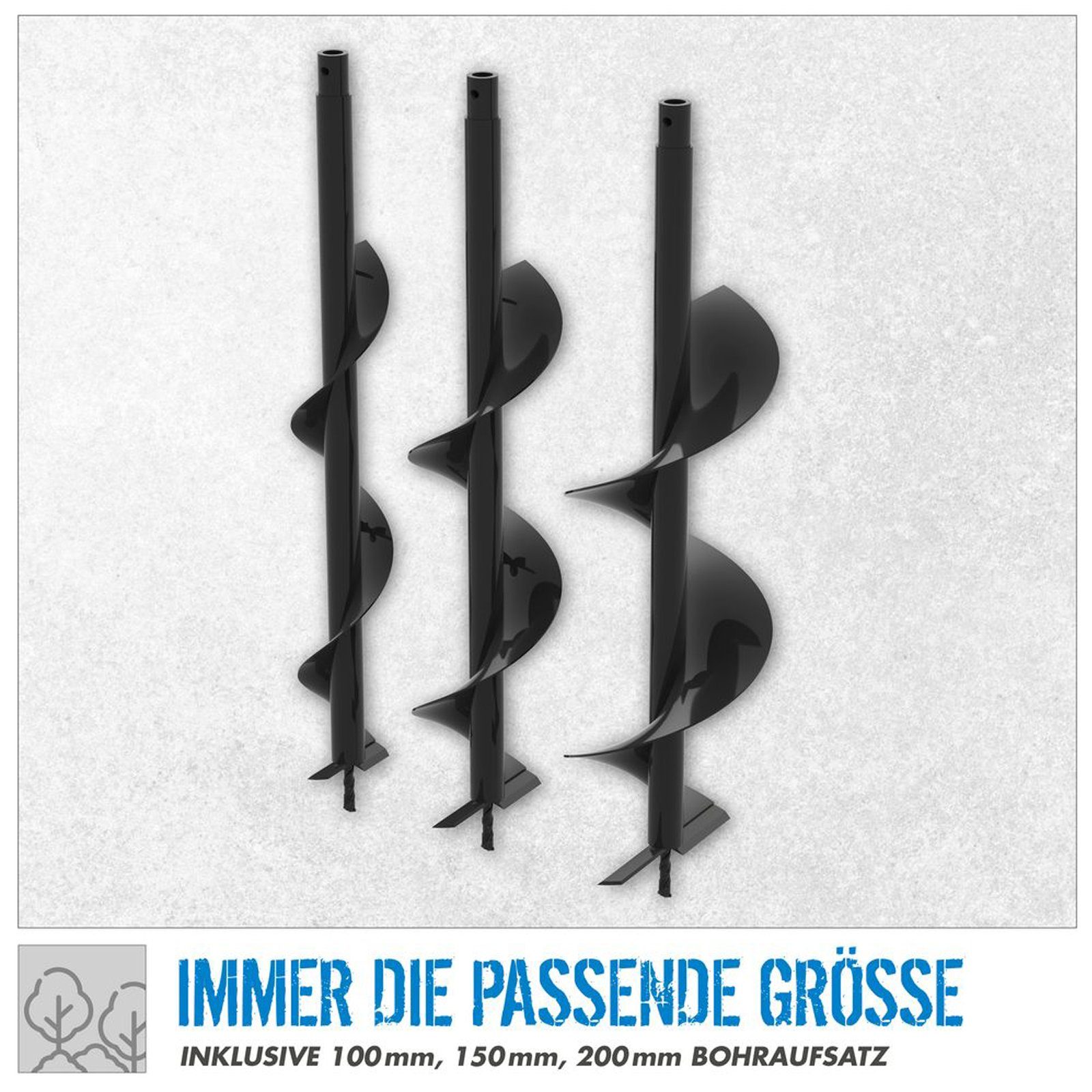 Güde Erdbohrer Güde Benzin Erdbohrer Erdlochbohrer Pfahlbohrer Zaunbohrer GE 1450.1