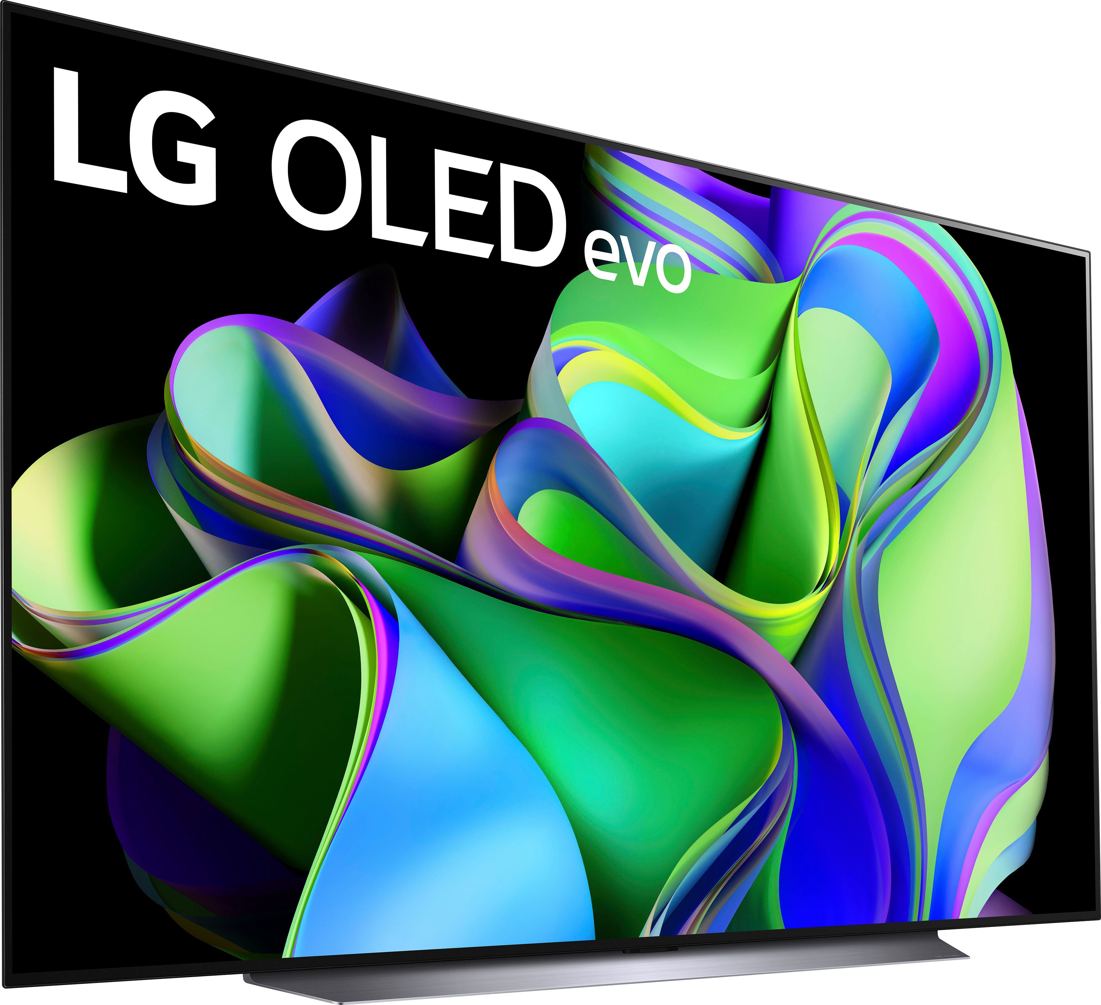 LG OLED83C37LA OLED-Fernseher (210 cm/83 Zoll, 4K Ultra HD, Smart-TV, OLED evo, bis zu 120 Hz, α9 Gen6 4K AI-Prozessor, Twin Triple Tuner)