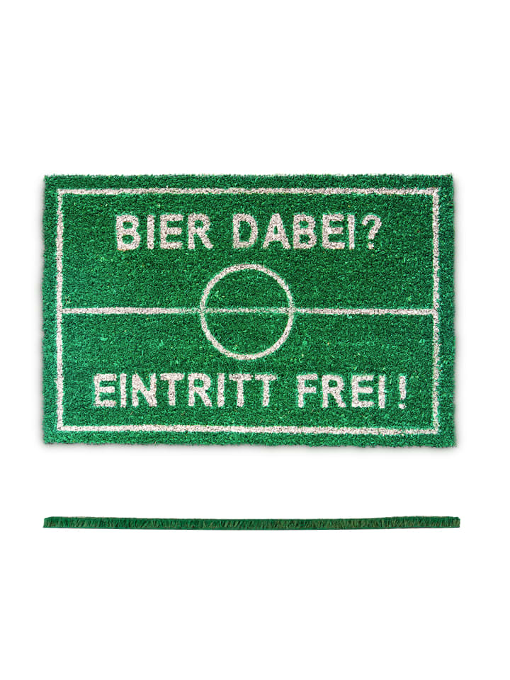 relaxdays Fußmatte Bier in Grün - (B)60 x (T)40 cm günstig kaufen onesize
