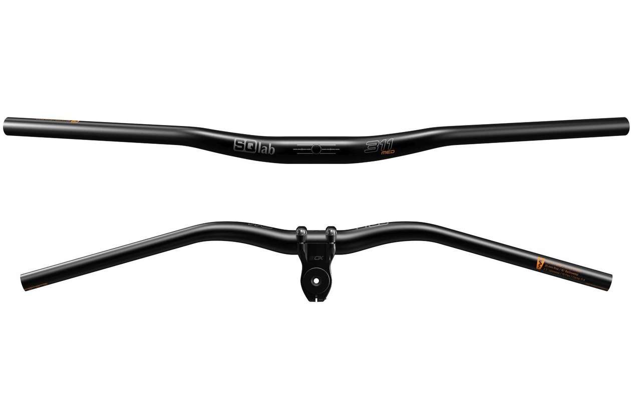 SQlab Lenker 311 2.0 Alu, 740 mm/16u00b0/31,8 mm