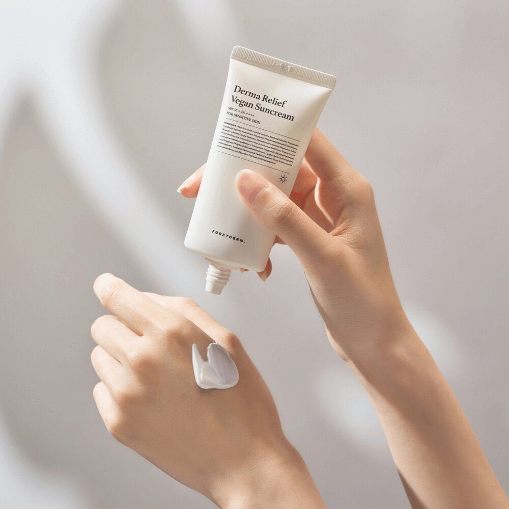 Foretderm Sonnenschutzcreme DERMA RELIEF VEGAN SUNCREAM SPF50+ / PA+++