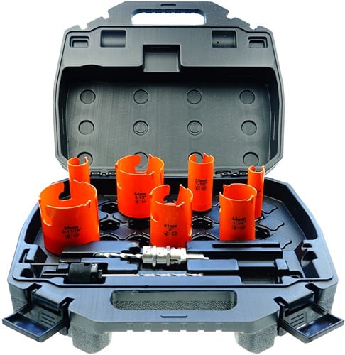GRN Tools 550G-SET7 Conjunto de chaves multi-construção de 7 peças em caixa (fecho S)