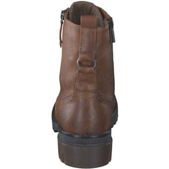 Mustang Schnür Boots in braun
