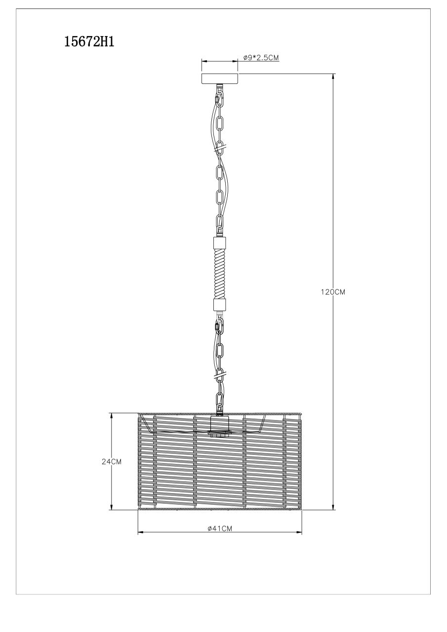 Globo Lighting - HALIA - Hängeleuchte Metall schwarz matt, 1x E27