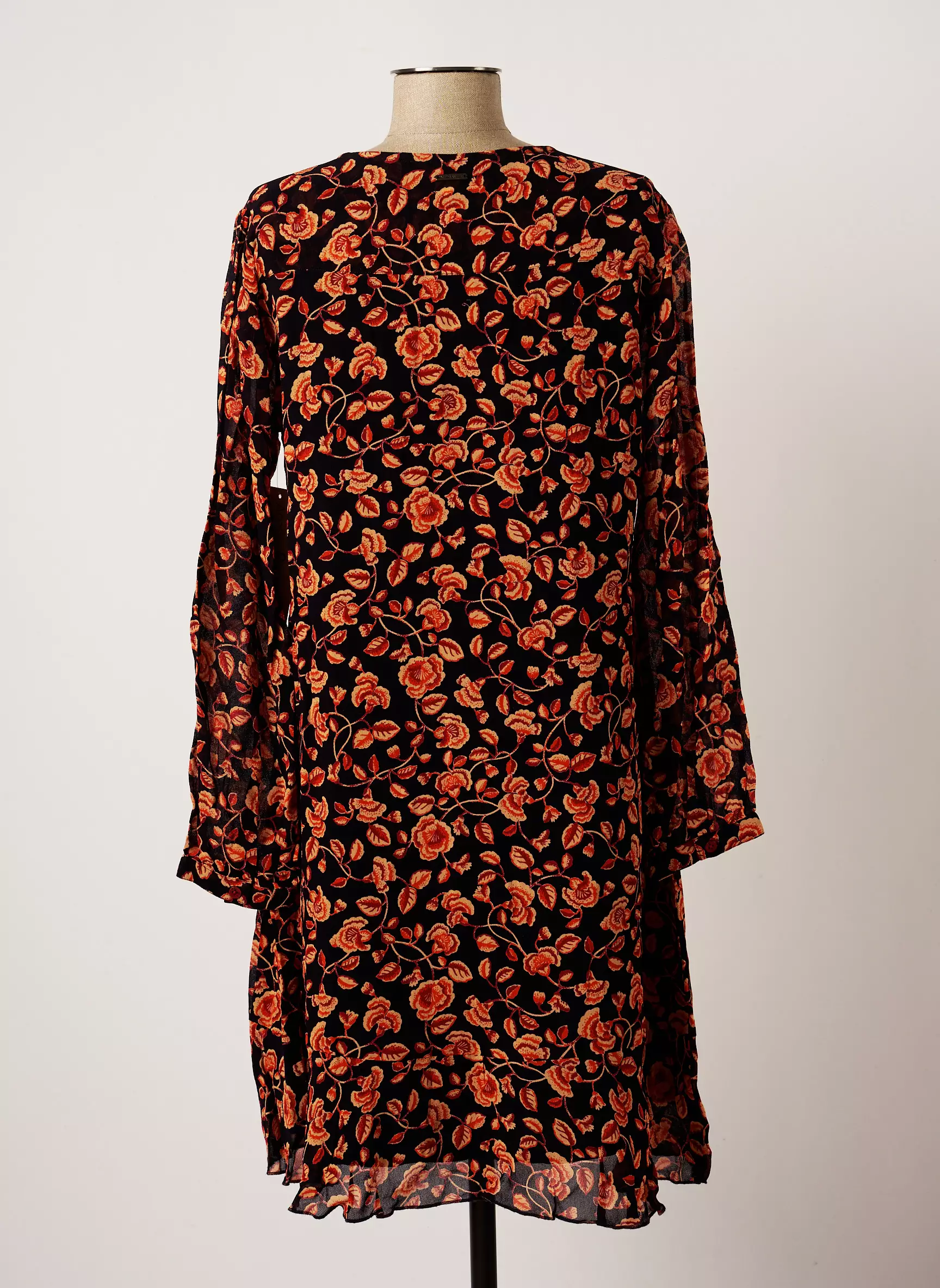 Agathe   Louise Robes Mi Longues Femme couleur noir