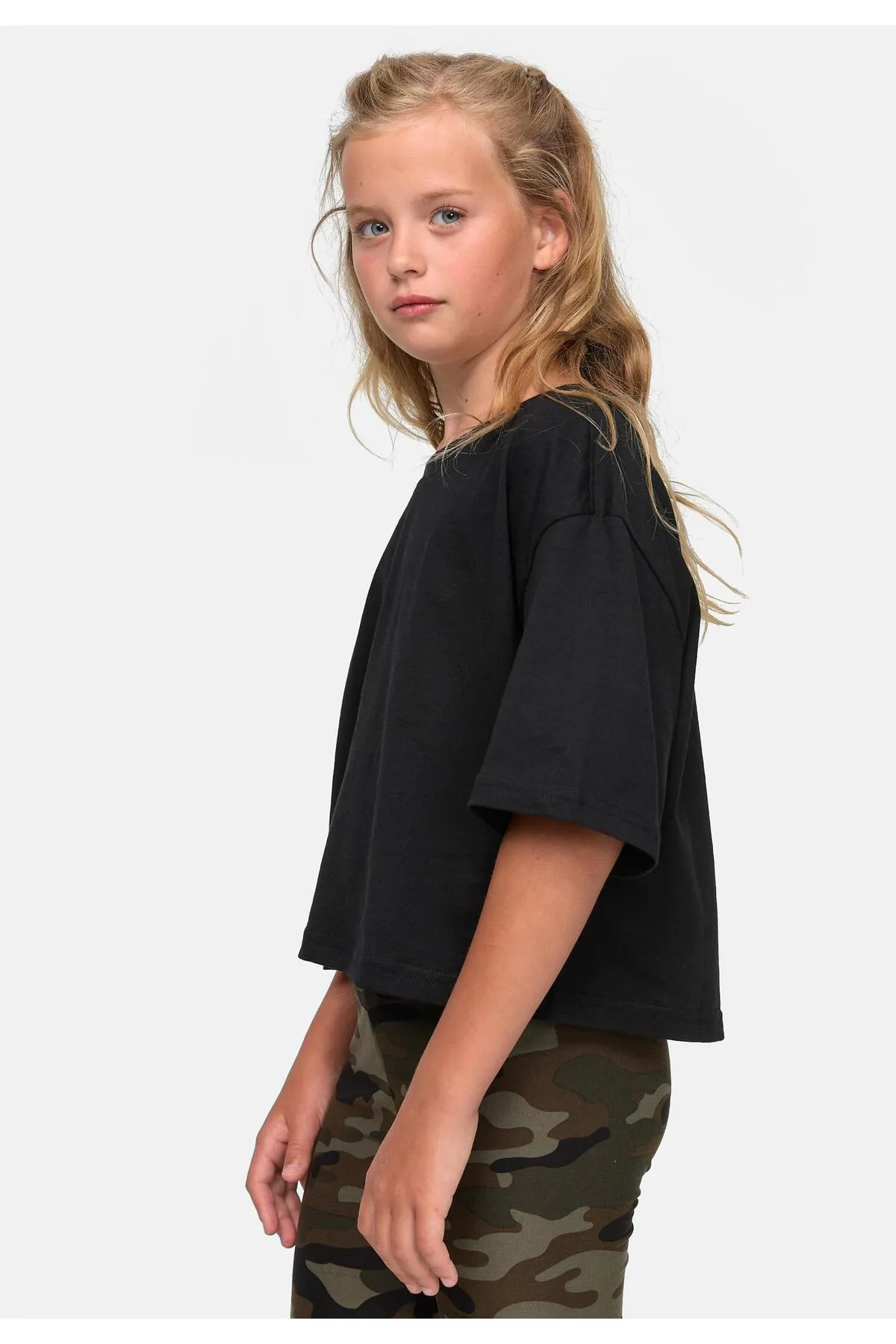 Urban Classics  Kurzes Kimono-T-Shirt für Mädchen